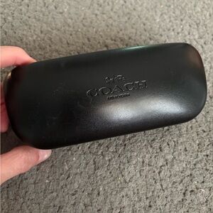 COACH Classic Black Eyeglass Holder